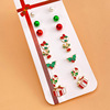 Christmas earrings, set for elderly, European style