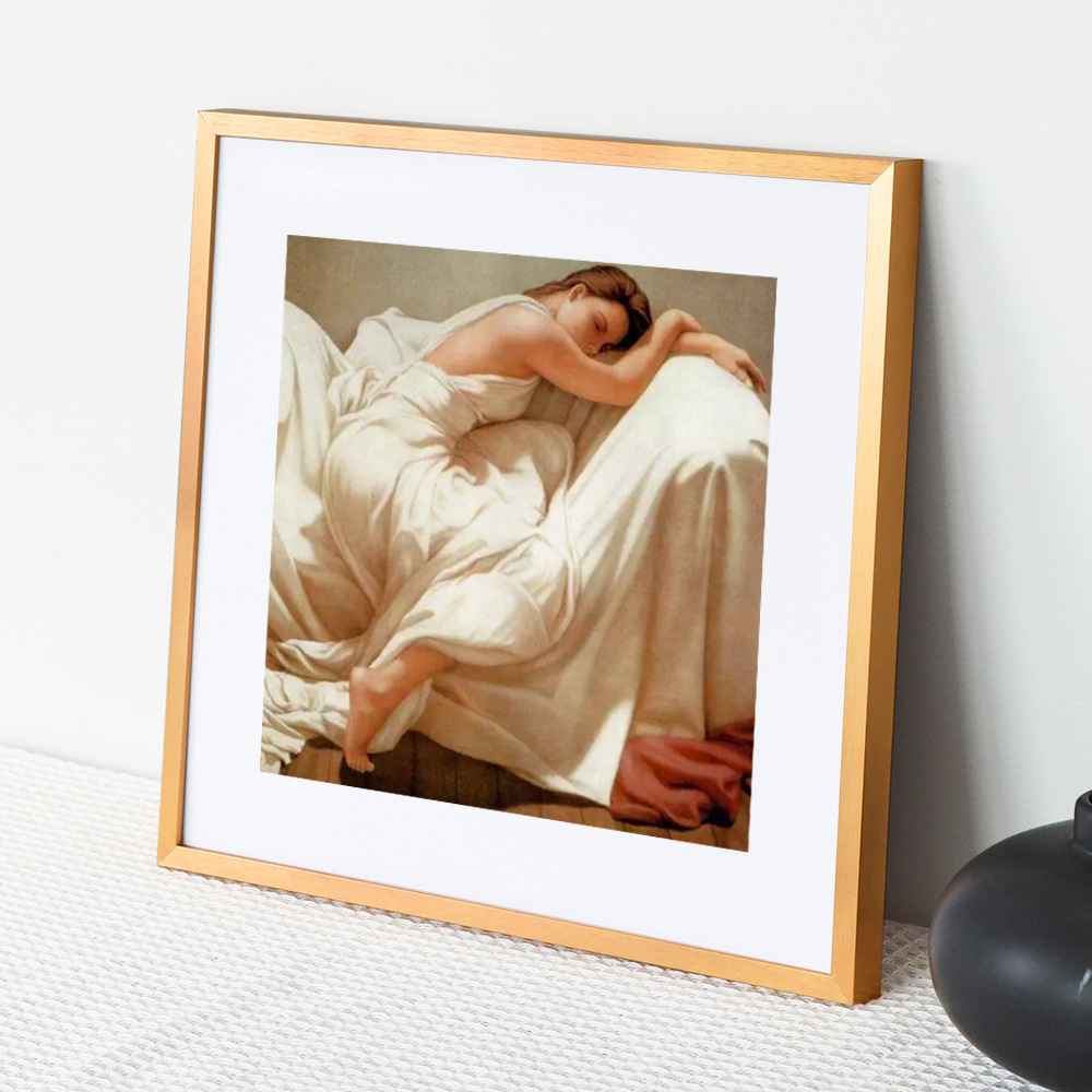 Square aluminum alloy picture frame square 16-inch hanging Square 20-inch hanging factory wholesale mounting metal photo frame custom size