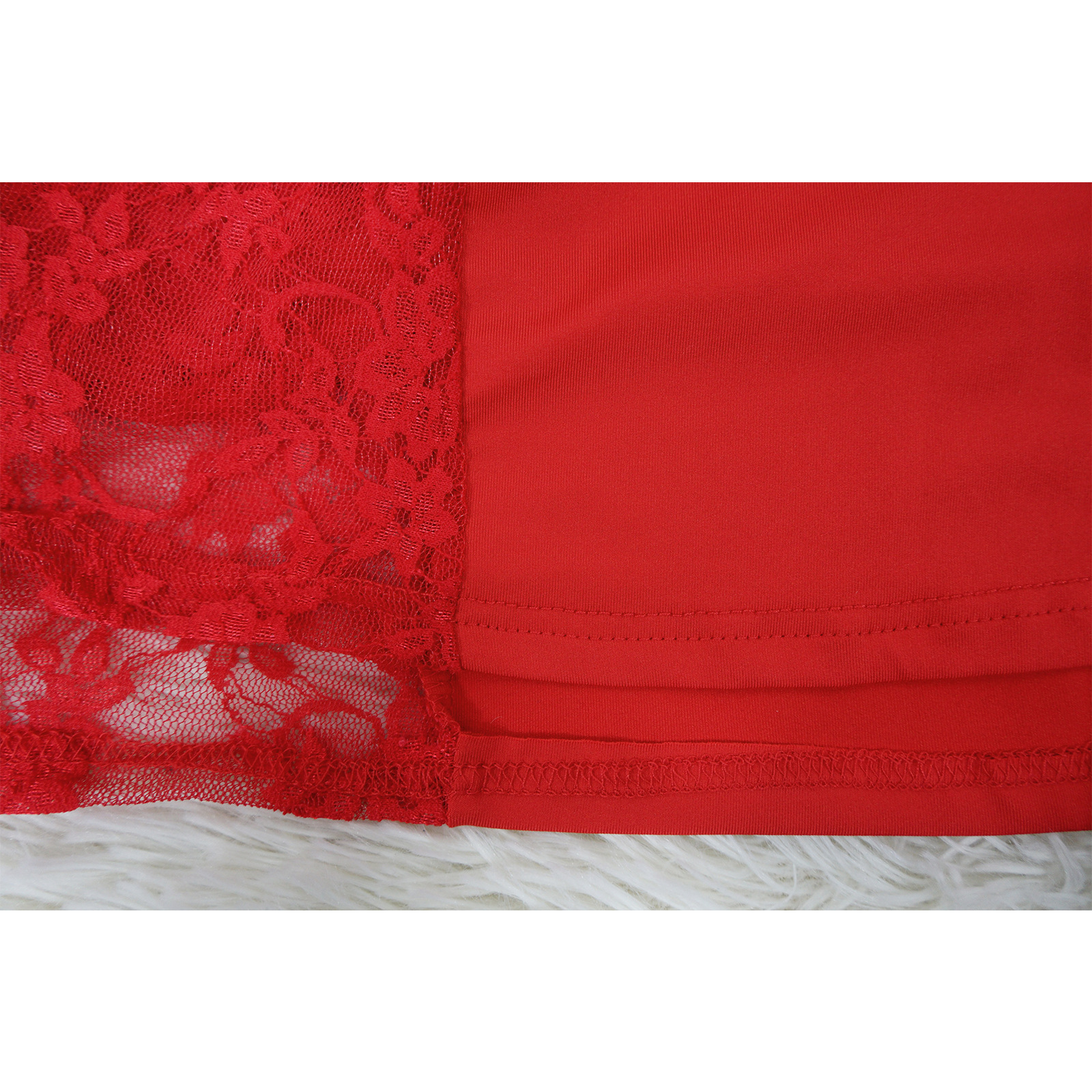 Elegant Women's Lace Splicing Evening Dress For Special Occasions_voghion.com
