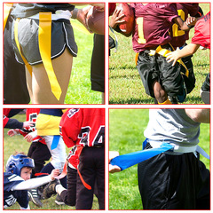 American football flag tag junior touchdown game flag pulling, flag tearing, flag grabbing, pointed PVC streamers