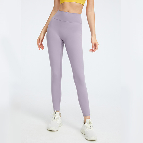  Maichang Fitness Pants High Waist Hip Lifting Yoga Pants Women's High Elastic Tight Running Outer Wear Sports Pants Nude Summer Style