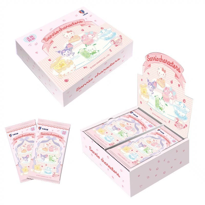Коллекционные карточки (Sanrio) полароидного стиля — полный бокс с наборами персонажей