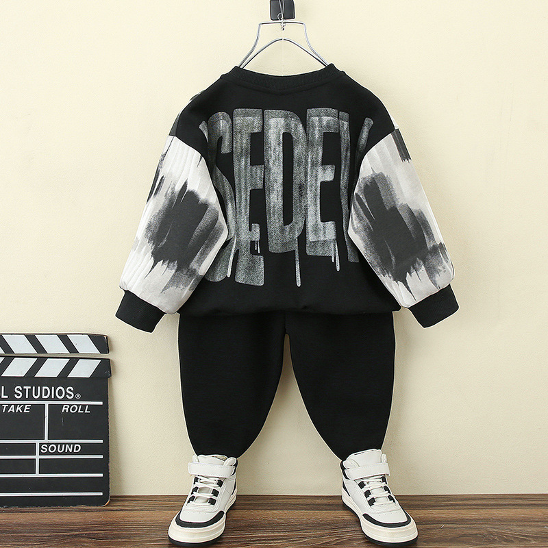 5806 Ultraman ropa para niños traje de suéter de otoño para niños 2025 nuevo traje deportivo de dos piezas para niños de primavera y otoño