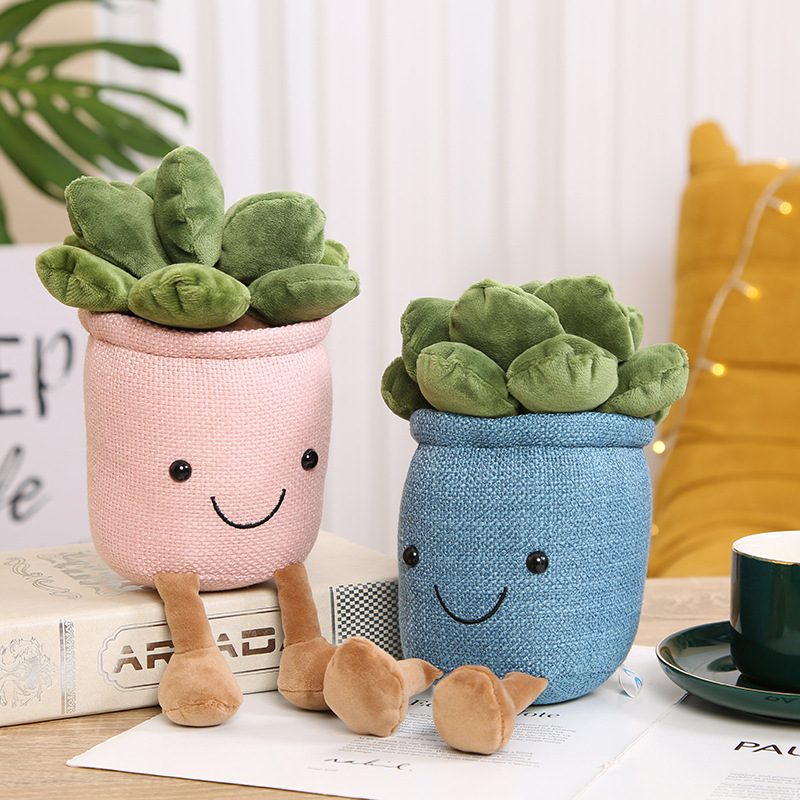 Muñecas de plantas suculentas simuladas muñecas de peluche muñecas de maceta muñecas de tela muñeca decoración para el hogar