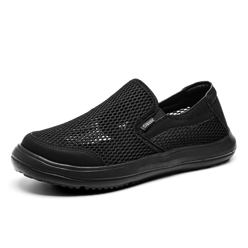 2025 verano hombre al aire libre zapatos casuales ligeros zapatos de malla huecos tendencia de un pedazo de zapatos de malla 48 image 7