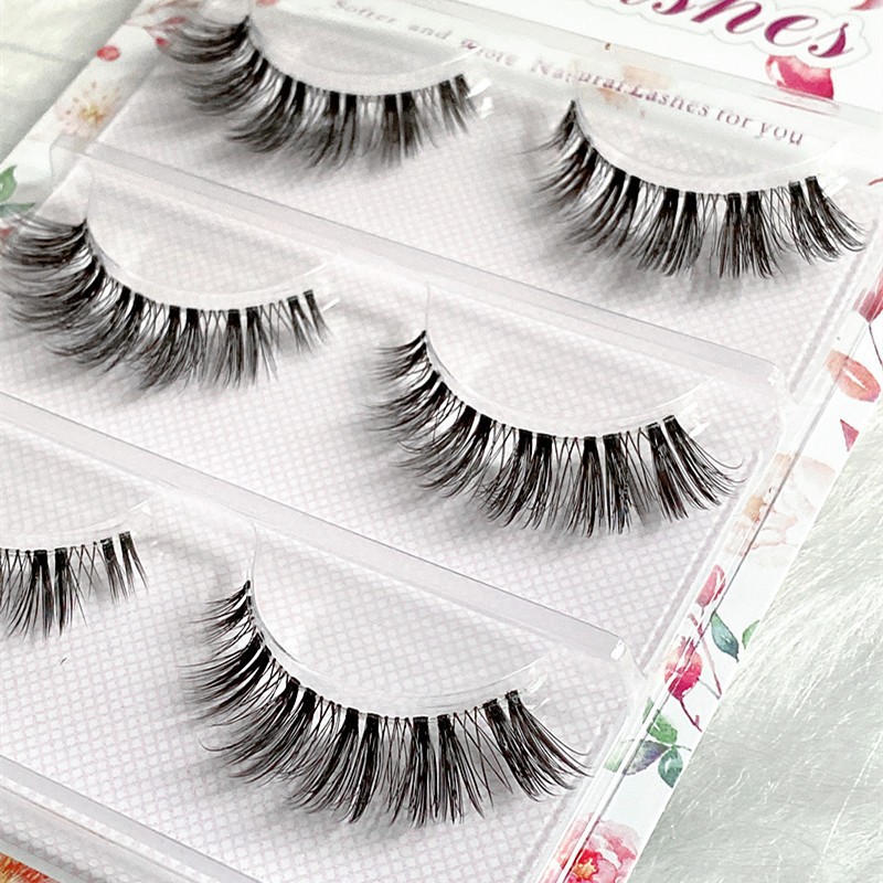 52g Weight False Eyelashes Makeup Tools Types 1 Set Quantity High-Grade Fiber Material Solid Color Pattern Classic Style Style Classic Style Solid Color High-Grade Fiber False Eyelashes 1 Set 6