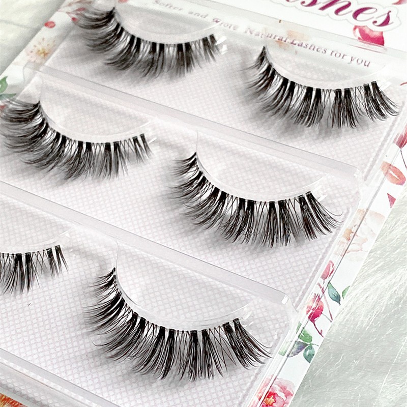 Classic Style Solid Color High-Grade Fiber False Eyelashes 1 Set display picture 7