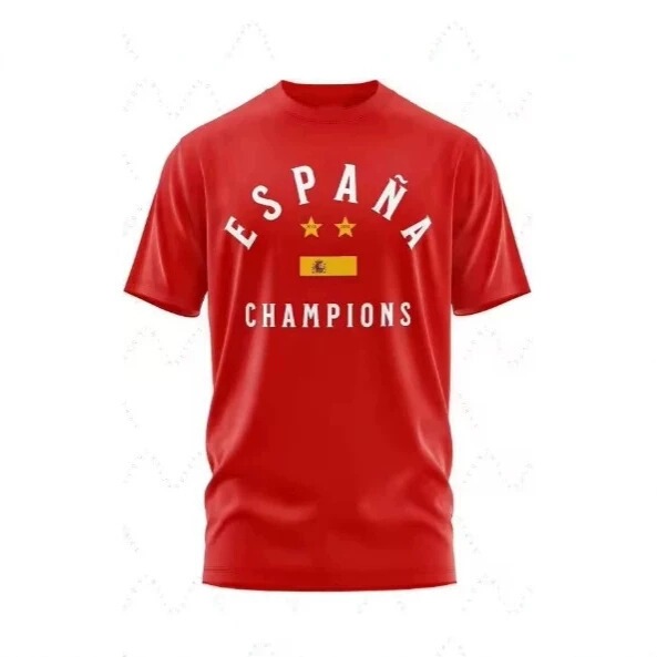 2026 Spain Champions Spain Football Women's Men's T-shirt Y2k Spain Fans T-shirt 2026 Spain Champions Spain Football Women's Men's T-shirt Y2k Spain Fans T-shirt