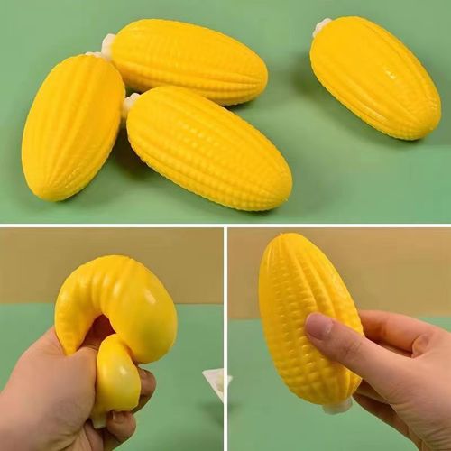 Simulated Corn Lala Fun Creative Tricky Toy Internet Celebrity Model to Vent and Relieve Stress and Pinch Fun Children’s Gift