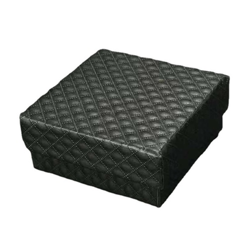 牛皮纸嘻哈项链礼盒黑色硬纸盒高级专用珠宝盒复古饰品包装礼盒