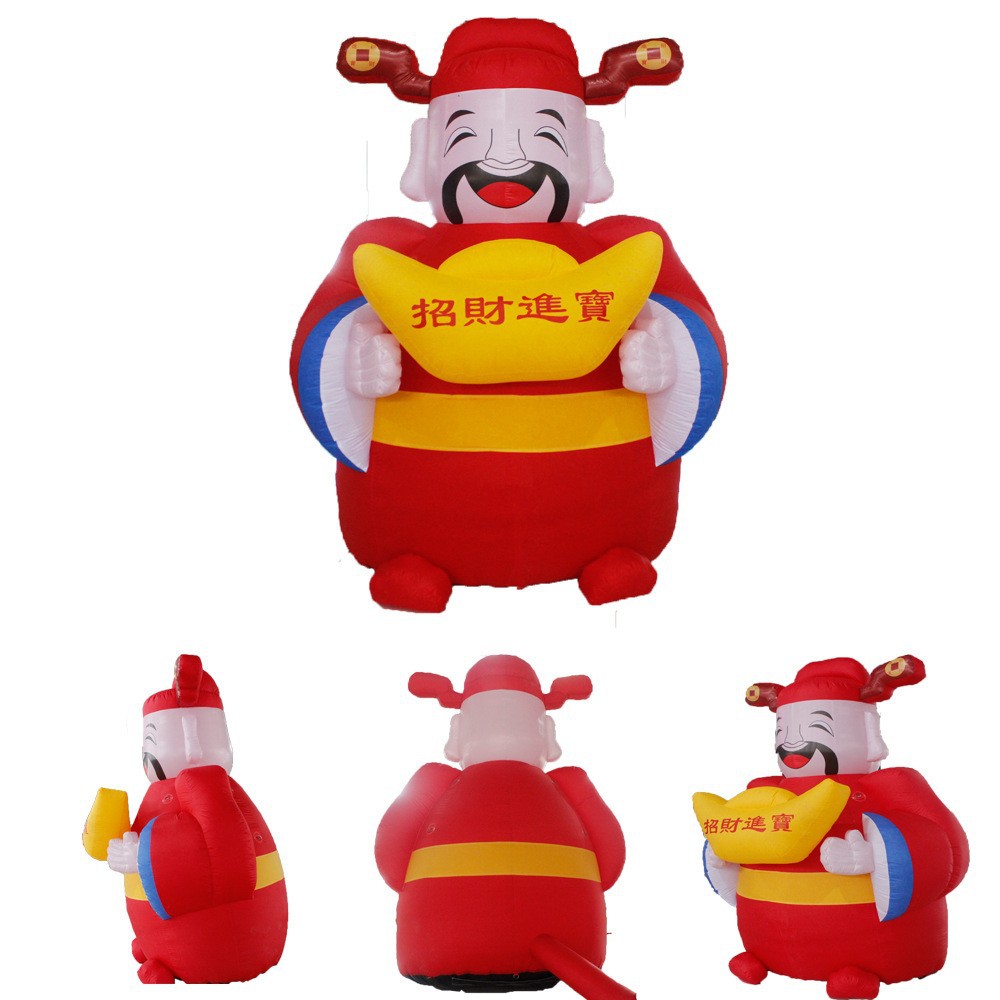 molde de aire de dibujos animados inflables, dibujos animados inflables para atraer dinero, accesorios de decoración de tiendas, accesorios de decoración de apertura, molde de aire inflables