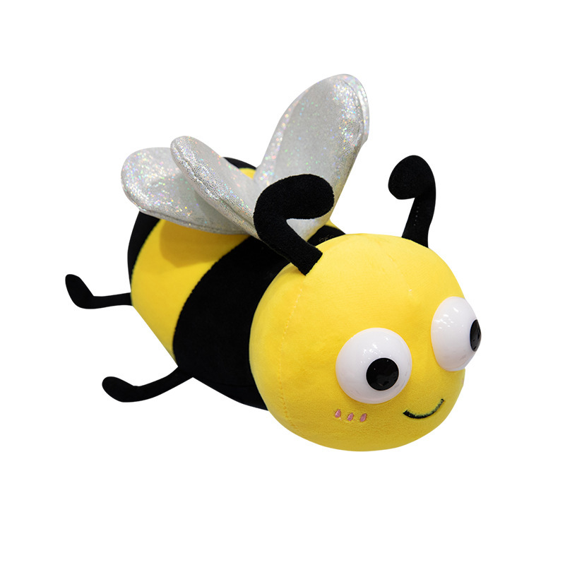 Cute abeja de color luciérnagas siete estrellas mariposas series de insectos luminosos muñecas de peluche muñecas de insectos image 5