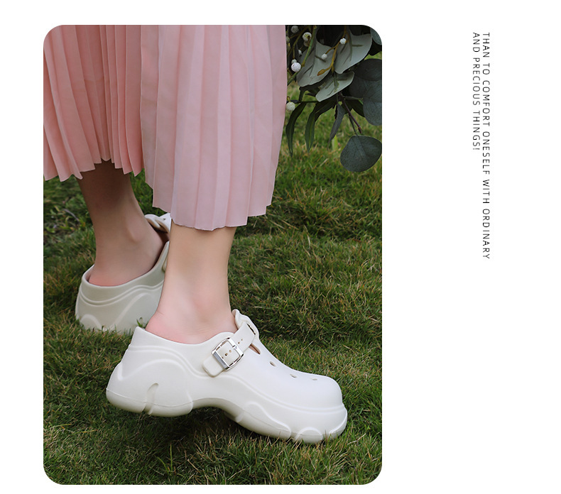 Kevät 2024 Uudet paksupohjaiset naisten paksut kesäiset päällysvaatteet, joissa on lisääntynyt EVA-liukuesteisten sandaalien ja tohveleiden tukkumyynti_voghion.com