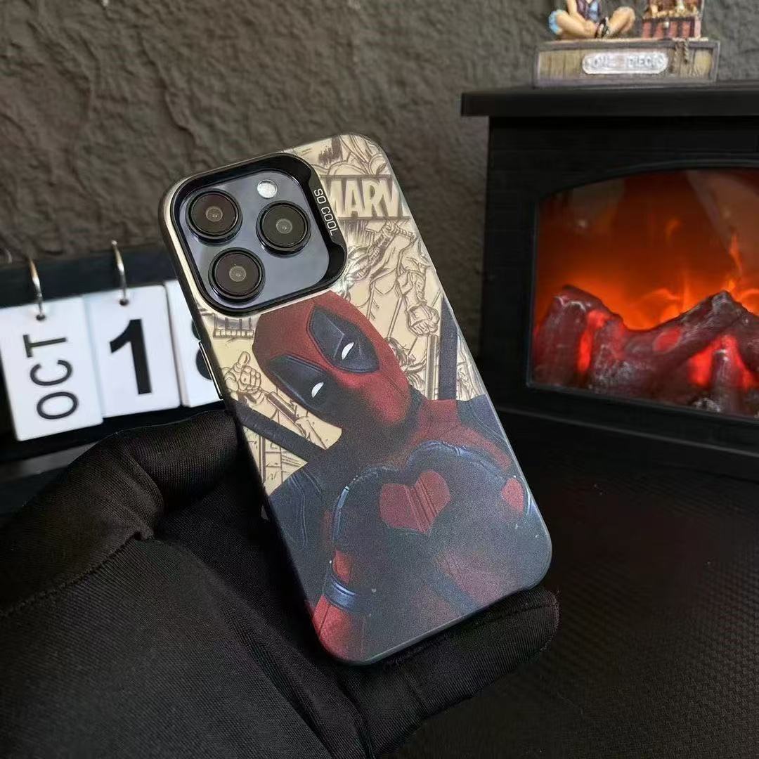 Nueva galvanoplastia color plata para iPhone 16 funda para teléfono móvil Apple 15promax/14 personalidad 13pro12 Europa y América