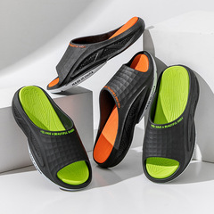 2023 New Slippers for Men for Summer Outerwear Internet Celebrity Soft-soled Non-slip and Wear-Resistant Sports Thick-soled Sandal Slippers