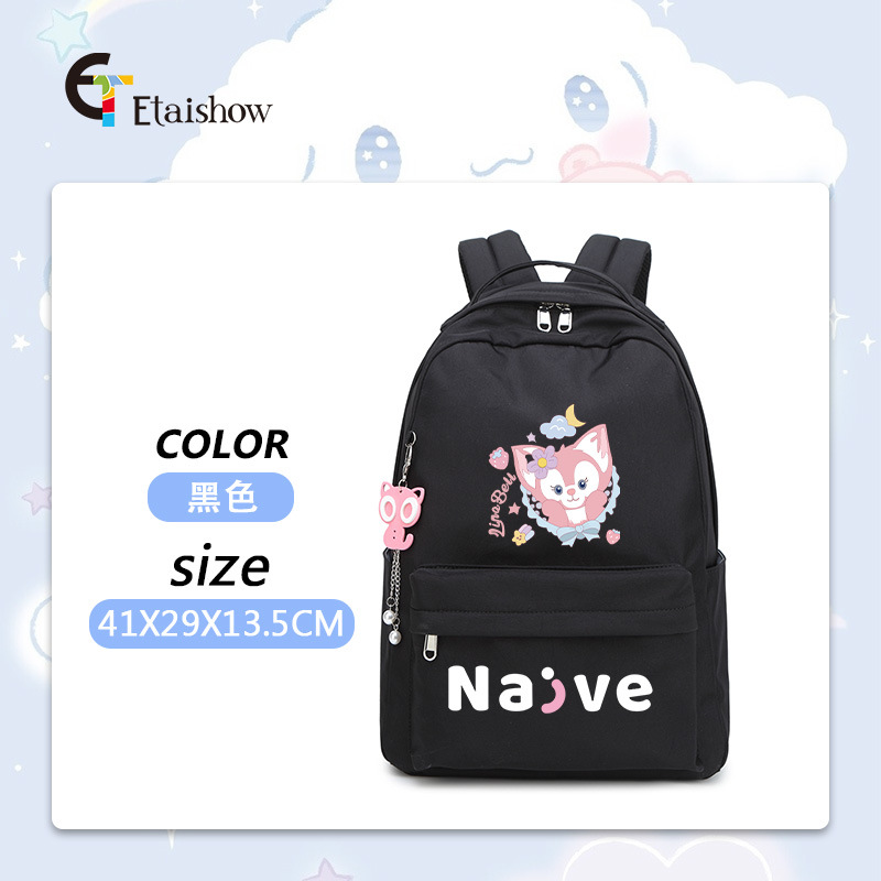 Mochila escolar para estudiantes de primaria y secundaria, versión coreana de color sólido, gran capacidad, estilo moderno para mujer