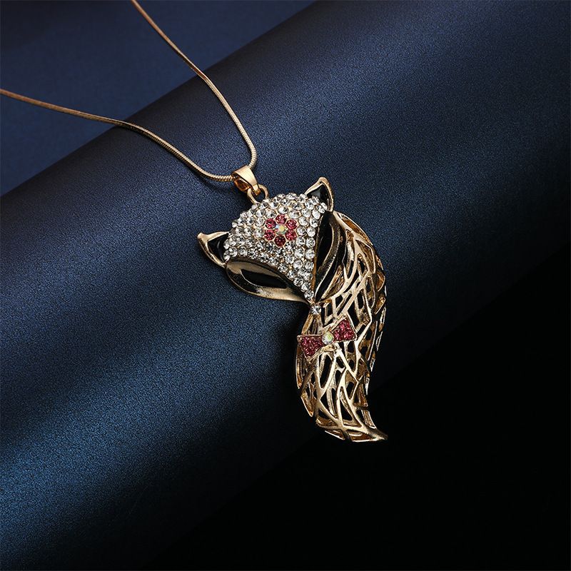 Nicho moda todo partido ajustable plata grande V collar de las mujeres celebridad en línea mismo estilo exquisito de alto grado clavícula suéter cadena