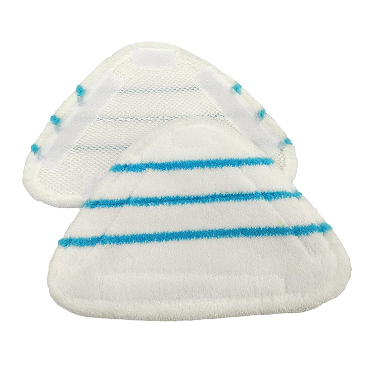 Suitable for H20 Steam Mop Cloth Triangle Mop Head Supor Hook-And-Loop Cleaning Pad Fiber Replacement Head H2O
