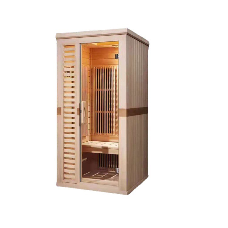 Hierro abeto luz onda habitación sudor humeante habitación 2 personas interior hogar infrarrojo carbono cristal calefacción seco vapor sudor salón de belleza