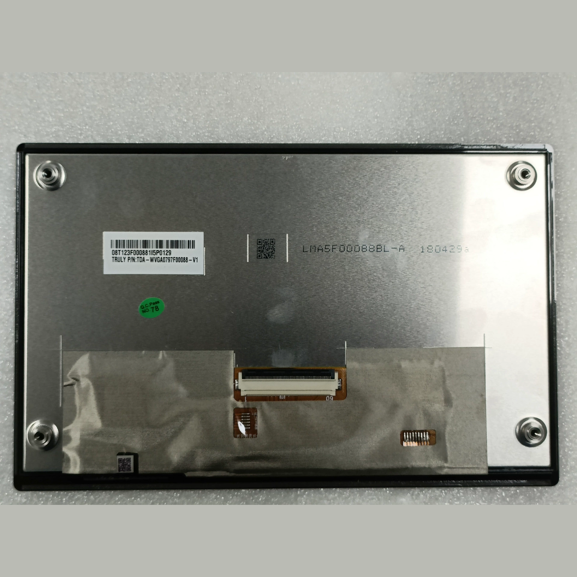 Готовый автомобильный навигационный ЖК-экран TDA-WVGA0797F00088-V1, центральный экран управления автомобиля