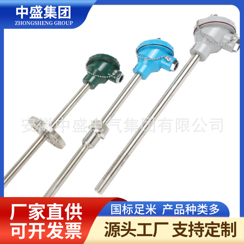 耐磨热电偶20*950*800耐磨长度800mm法兰直径120mm