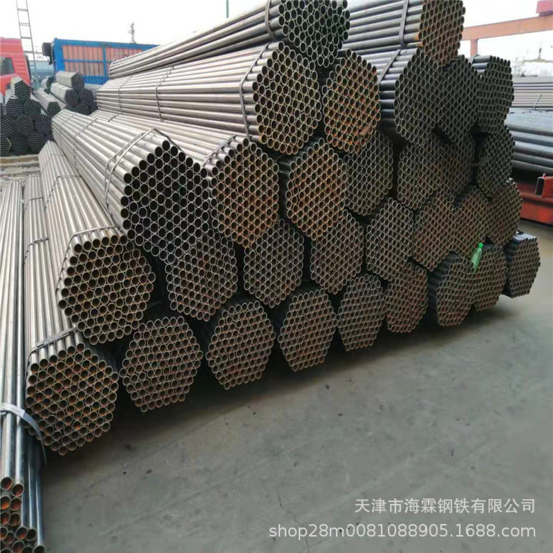 高频焊管 天津源头厂家 现货直发  Q235B/Q355B直缝焊管 量大优惠