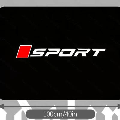 Avtomobil döşəmə paspasları stock Labeling - diamond-red-sport-trunk-mat-75100cm