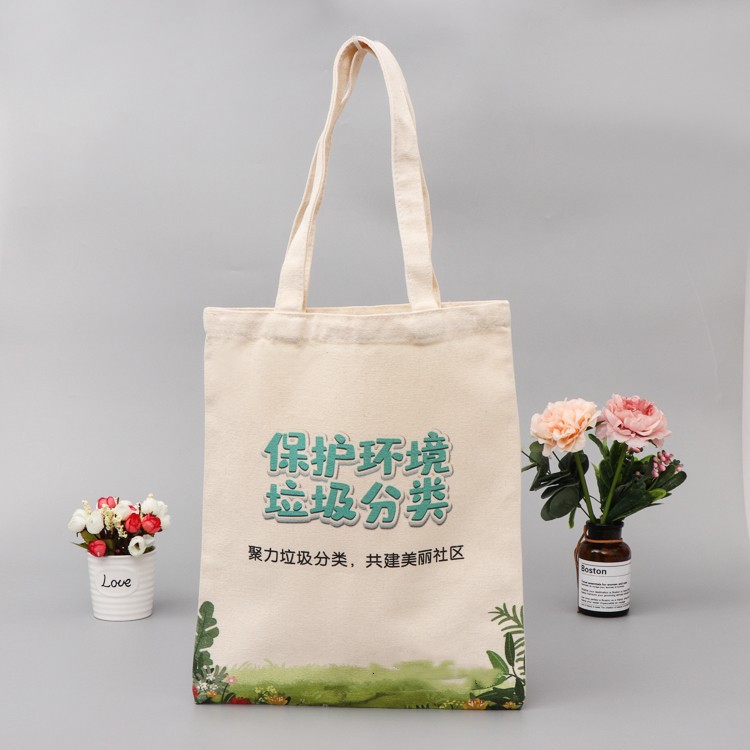 购物袋工厂可定logo12安棉布袋单肩包手提袋帆布袋热升华促销袋