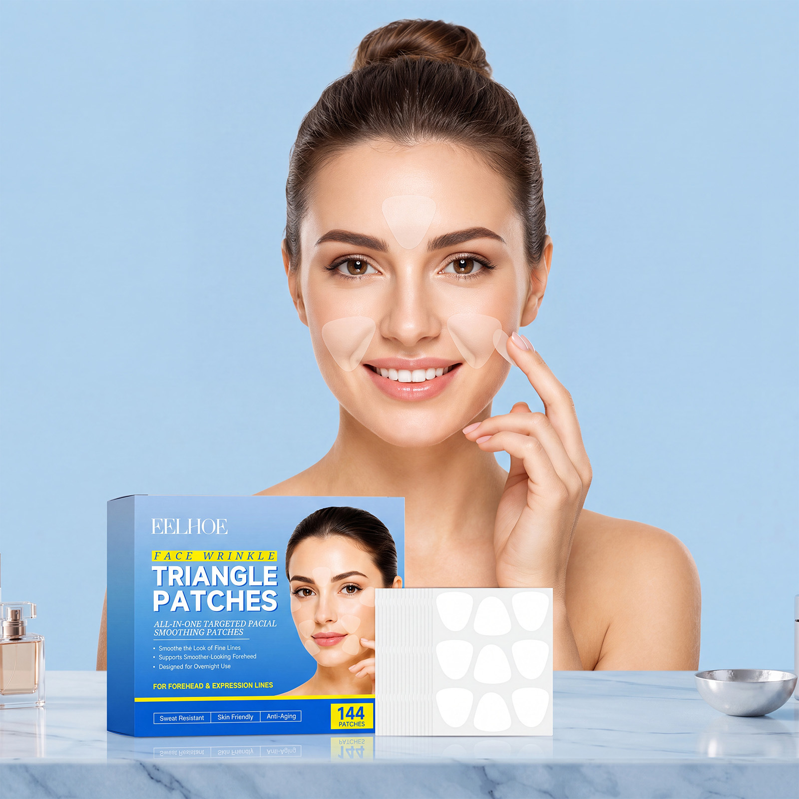 Eelhoe Facial Care Patches Are Made of Skin-Friendly Materials That Gently Care for the Appearance of the Skin and Leave It Smooth and Delicate