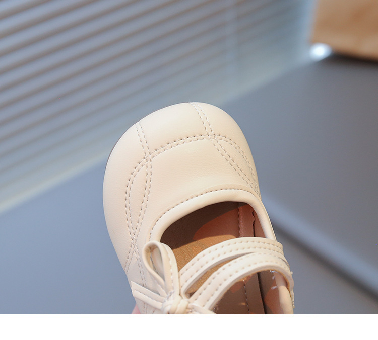 Kinder Prinzessin Lederschuhe Mit Schleife Für Kleine Mädchen_voghion.com