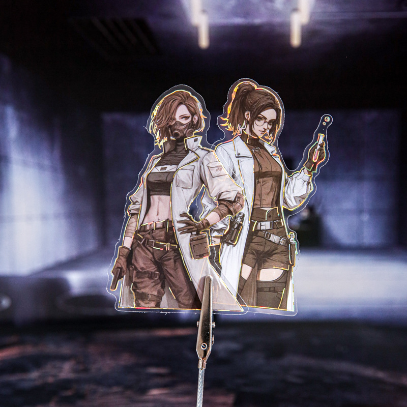 Mr. Paper Big Sticker Pack Serie de notas de tierra de desecho Pegatinas de paisajismo de estilo de tierra de desecho del fin del mundo Bolsa de pegatinas de estampado en caliente