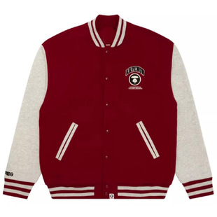 Trendy Thick Velvet Sweatshirt Embroidered Baseball Jacket