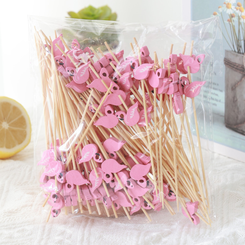 フルーツサインカラフルフルーツ竹串お菓子アートカクテルサイン装飾菓子サイン100本フルーツフォーク|undefined
