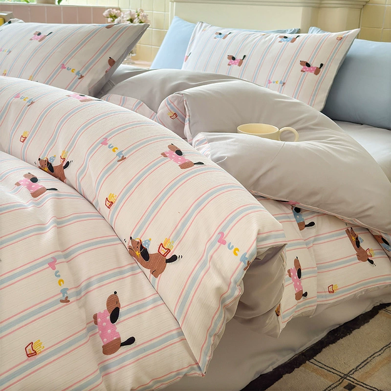 Duvet Cover Set (Fresh) Double-Layer Bedspread, 3–4 Piece Options, Multiple Patterns & Sizes