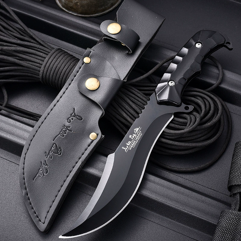 Portable small knife, wild survival knife outdoor knife high hardness stainless steel wild camp knife