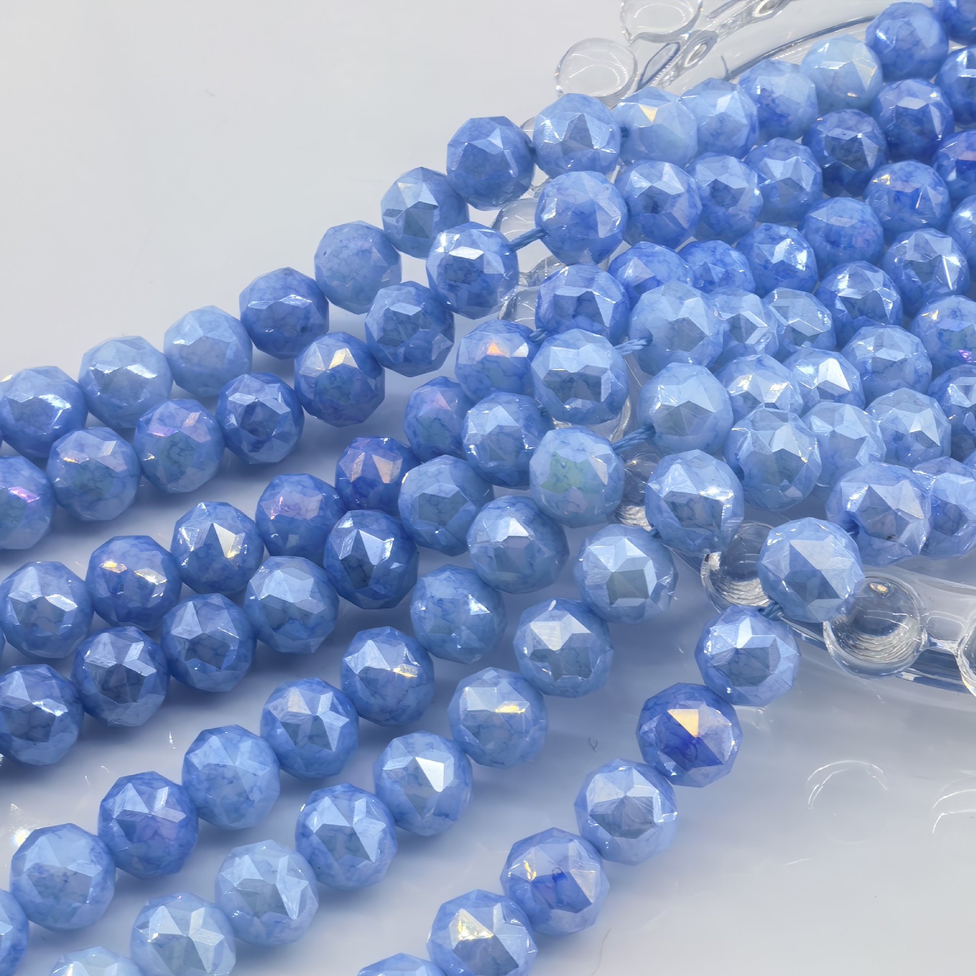 Bola de flores de 8mm Jingjing K9 cuentas sueltas de cristal 64 superficies cortadas con cuentas Accesorios de joyería hechos a mano de bricolaje Pulsera Collar lote suelto image 103