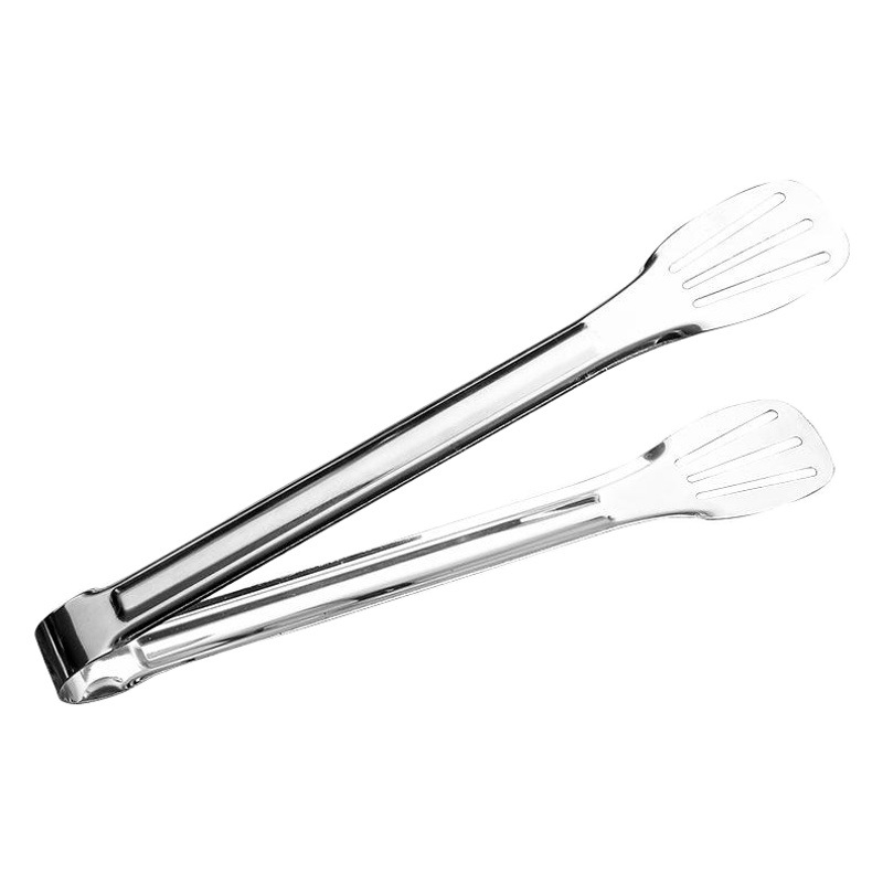 Manufacturers supply 304 stainless steel food clip steak shovel fish shovel thick food clip three-wire clip baking utensils