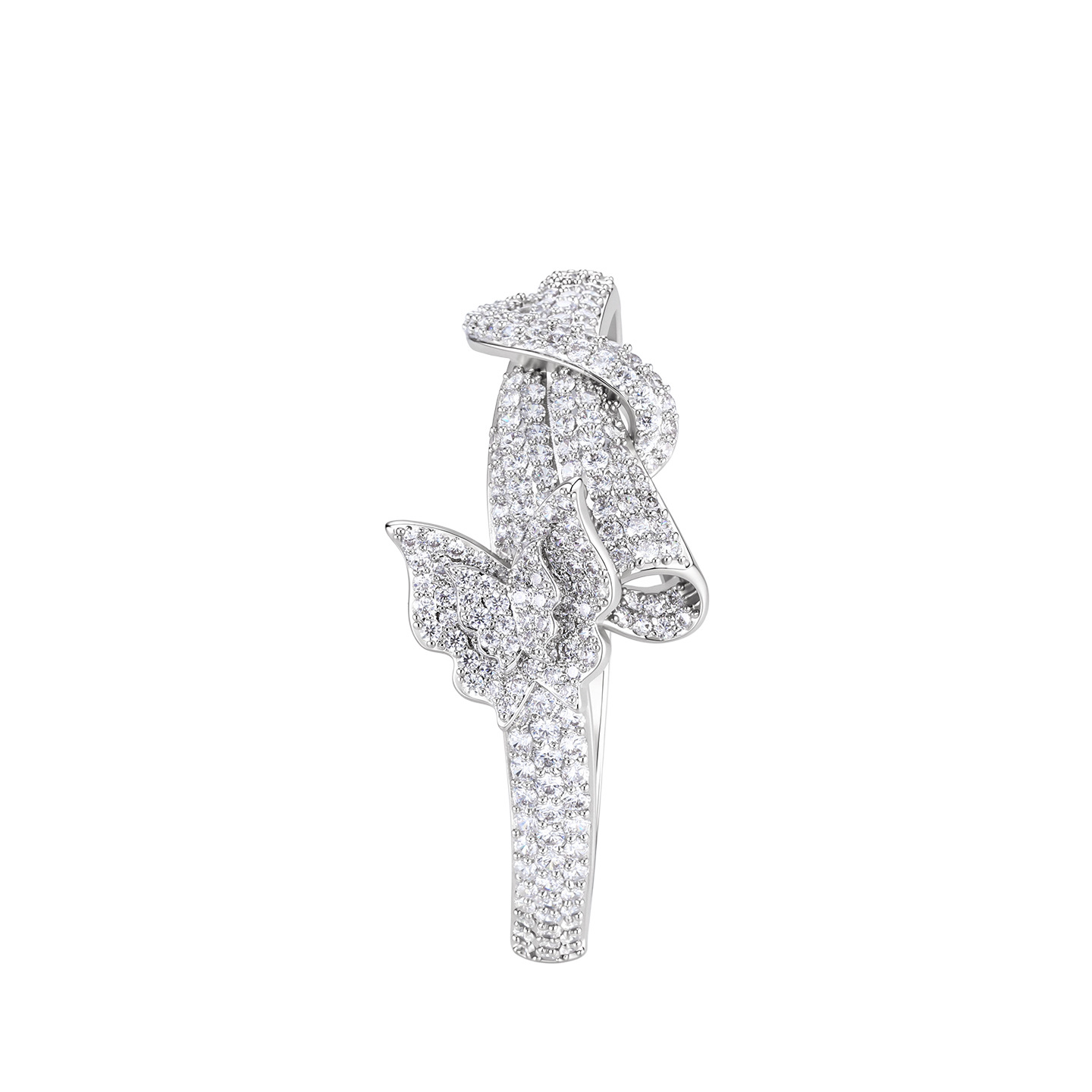 Pulsera de Mariposa de Aleación, Galvanizada para Mujer