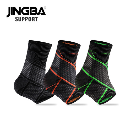 JINGBA Pressurized Sports Ankle Support Adult Non-Slip Breathable Outdoor Running Taekwondo Badminton Basketball Wholesale