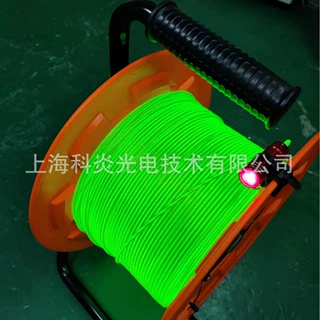 消防带钢丝抗拉力大救生照明线激光光纤发光线线体