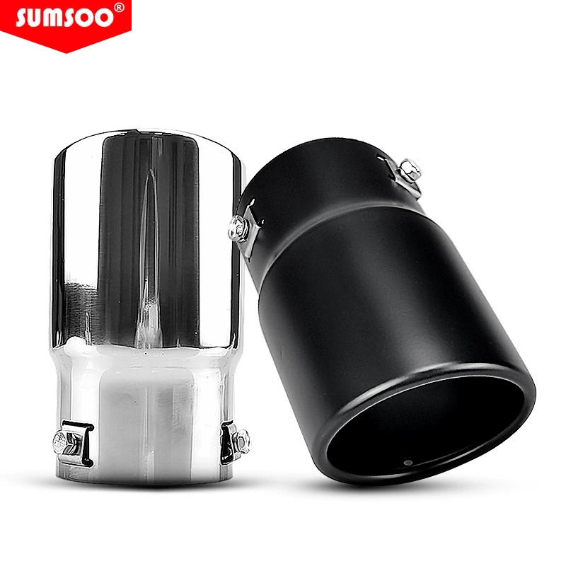 Хвостовая горловина из нержавеющей стали модифицированный глушитель трансграничный нержавеющая сталь 89 выпуск воздуха автомобиль Модифицированная выхлопная труба Хвостовая горловина