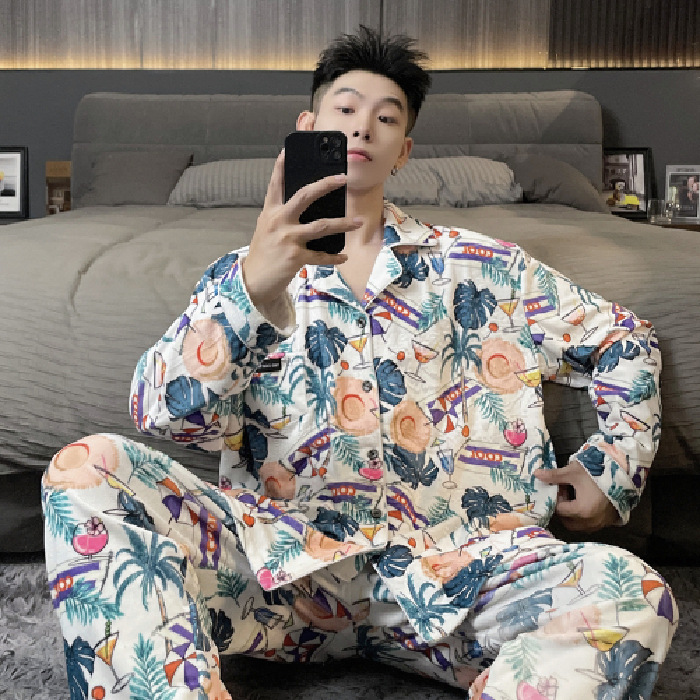 98145-7 플러스 사이즈 아일랜드 벨벳 파자마