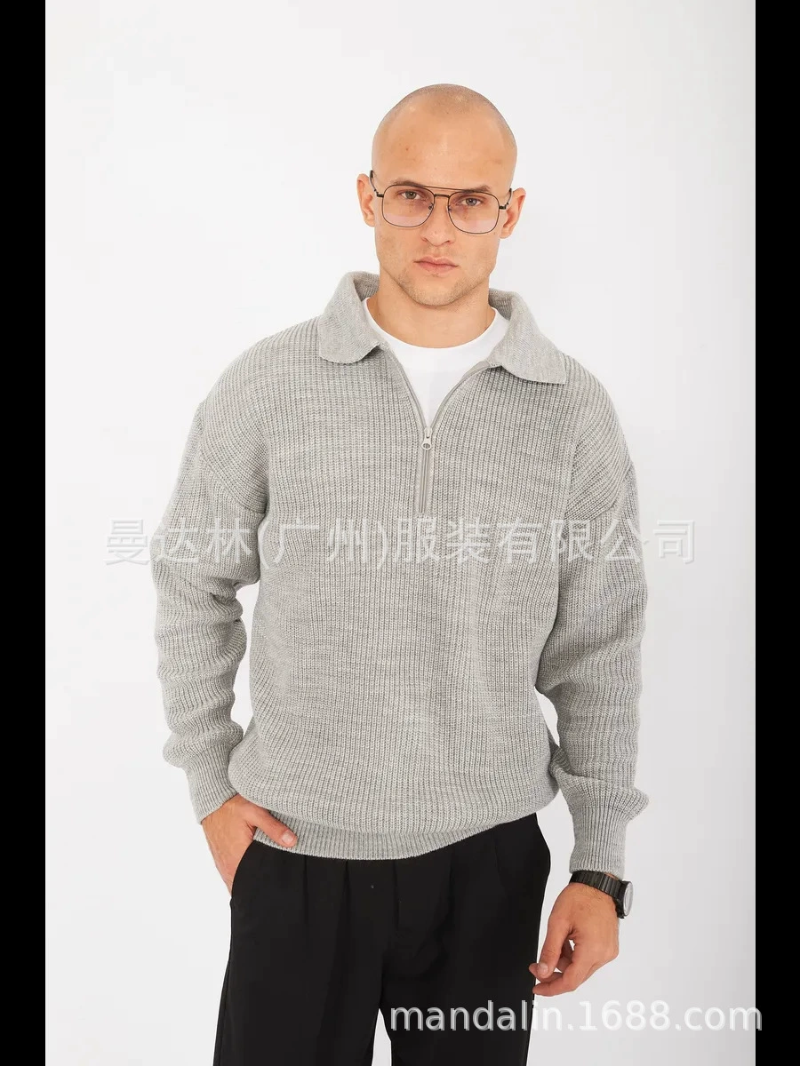 Мужской свитер с половинной молнией (Zip Sweater)