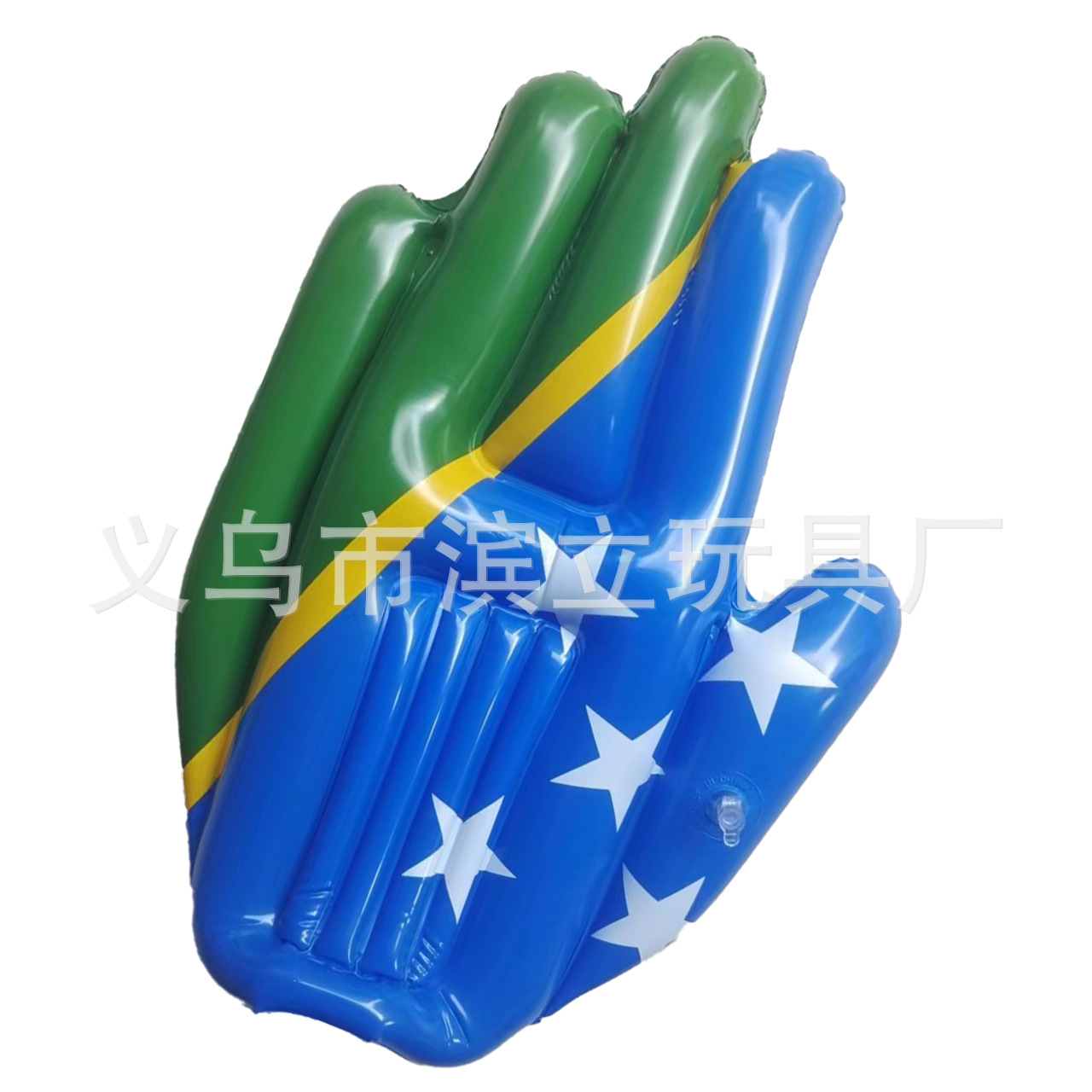 Manufacturer customized Solomon Islands flag inflatable palms…