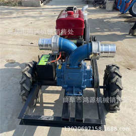 3寸4寸化粪池污水机 养殖场鸡粪鸭粪抽水机 化粪池抽粪泵图片