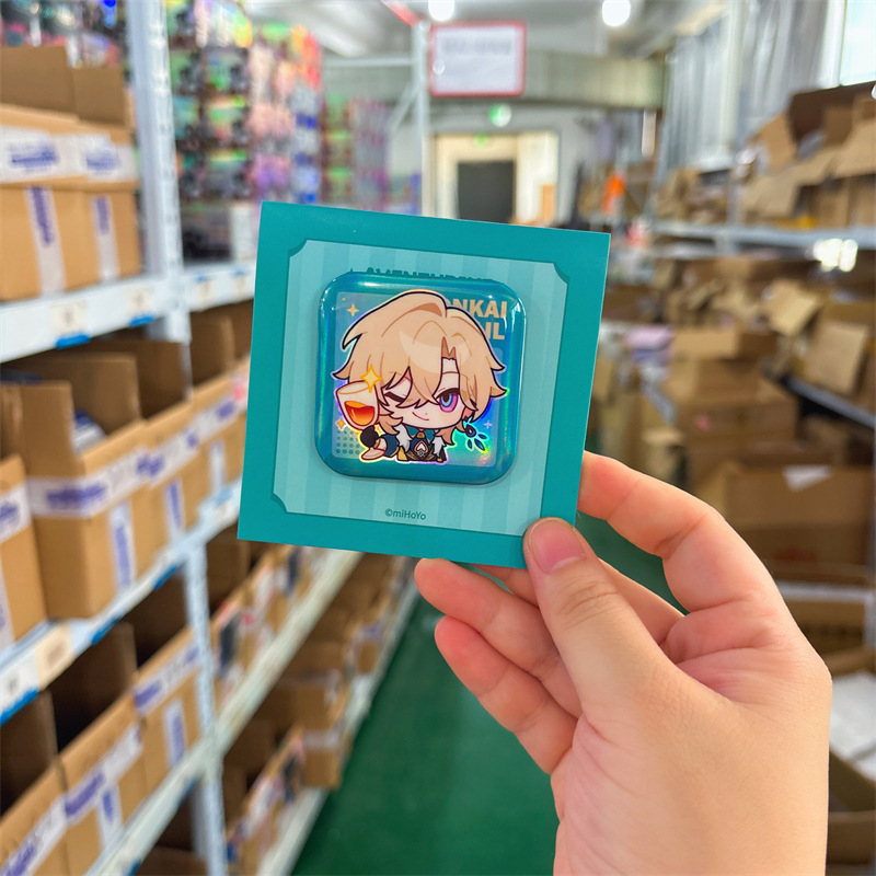 正版授权《崩坏》星穹铁道帕姆展览馆系列马口铁徽章周边谷子吧唧|undefined