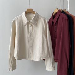 新しい韓国版の厚手の毛磨きシャツ秋の長袖はシンプルで小さいです。