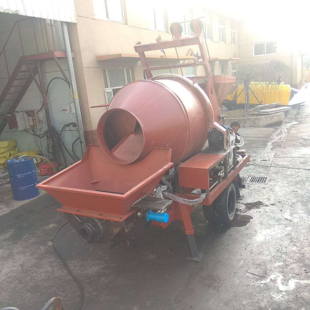 搅拌拖泵 搅拌混凝土拖泵 JBS30混凝土搅拌拖泵 打2公分石子 地泵
