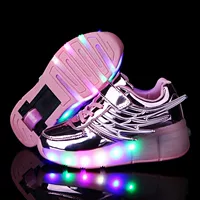 Трансграничная поставка Amazon heloo Shoes, светодиодная детская обувь, сверхлегкая Автоматическая светящаяся обувь, мужская и женская обувь-фонарики, повседневная обувь