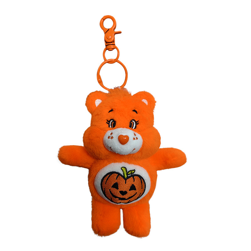 Genuino carebears arcoíris oso muñeca colgante amor oso bolso bolso colgante juguetes de peluche spot al por mayor